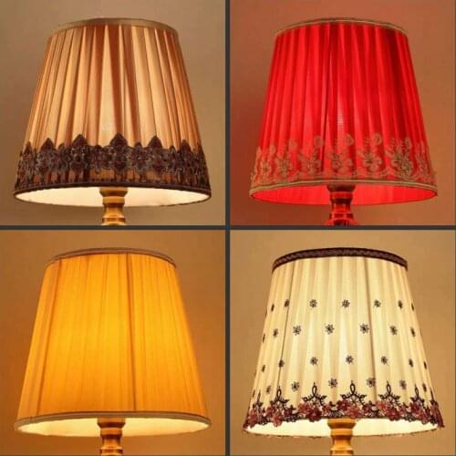 E27 Art Deco Lamp shades for table lamps fabric round lampshade modern style lamp cover for floor light