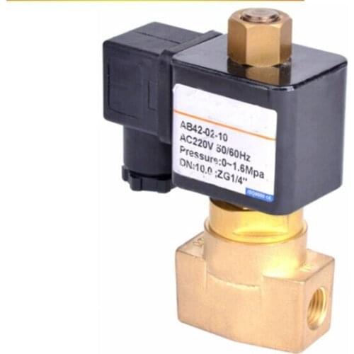 1/4" Normally open Air,Water,Oil brass Solenoid Valve