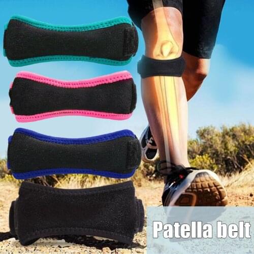 Hot Soft Brace Knee Protector Belt Adjustable Patella Strap Sport Guard Support Belt sy998