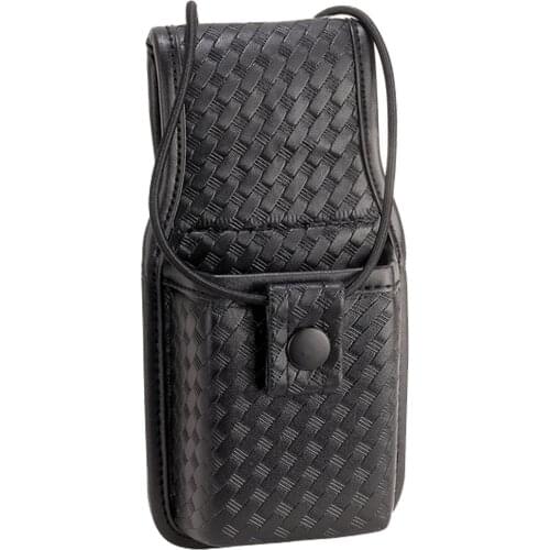 Molded Universal Radio Pouch in Two Vesrsion - Basketweave Radio Holder, Nylon Radio Holster