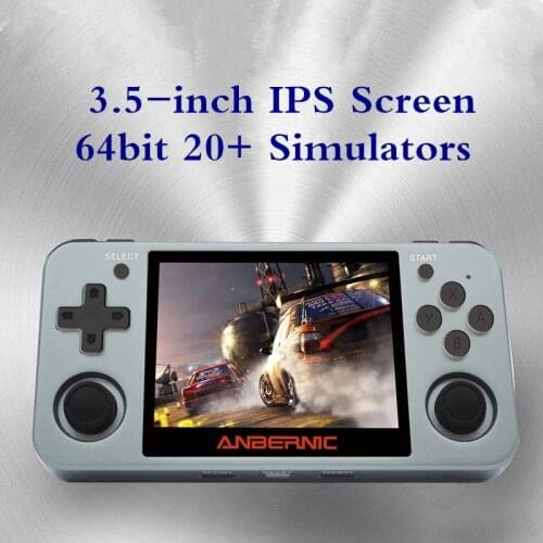 Mini RG350 Game Player 3.5-inch IPS Screen 64bit 20+ Simulators Handheld Retro Games Video Game Consoles for Child Gifts