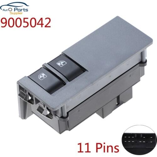 New 9005042 Window Lifter Control Switch for Chevrolet Sail 2010-2014 11Pins and 2 Buttons