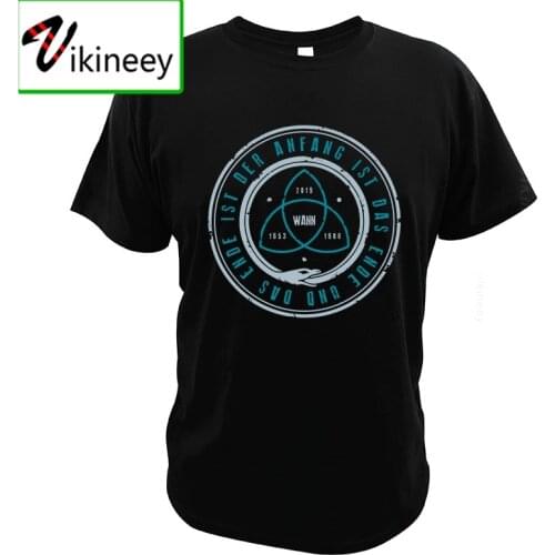 Dark Netflix T Shirt GerMan Science Fiction Thriller TV Series The Beginning Is The End Vintage Digital Print T-Shirt