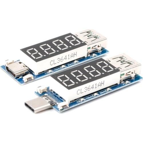 Type-C PD Decoy Module Quick Charge Trigger Module DC Digital Display Voltage Ampere Meter Test Instrument Support PD2.0 PD3.0