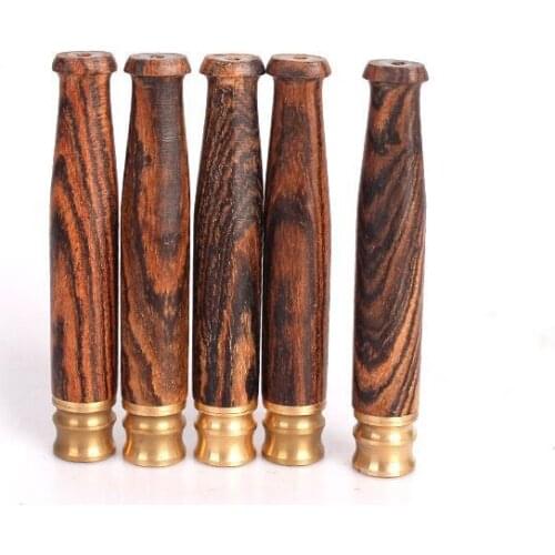 Smoking Essential Vintage Wooden Lacquer Cigarette Holder Gadgets for Men Cigarette Case Lighter for Cigarettes Mouthpiece