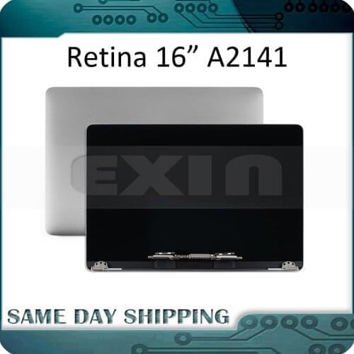 Top Quality New A2141 LCD Assembly for Macbook Retina 16" Full Screen Complete Display with Lid Cover Late 2019 EMC 3347