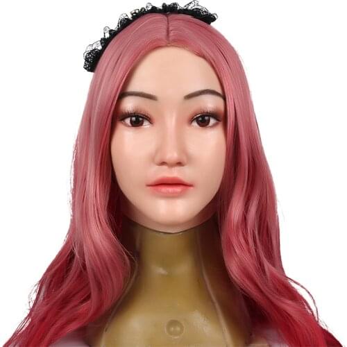 1G Sophia Face Mask Realistic Soft Silicone Female Mask for Masquerade Halloween Cosplay Crossdresser Drag Queen Transgender