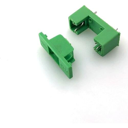 10pcs BF-012 Mini Plastic Mounted 5*20mm Bayonet Type Fuse Holder With Cover Green Color PCB Terminal Foot distance 15mm 22mm