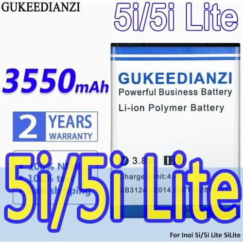 3550mAh GUKEEDIANZI High Capacity Battery For Inoi 5i/5i Lite 5iLite Bateria