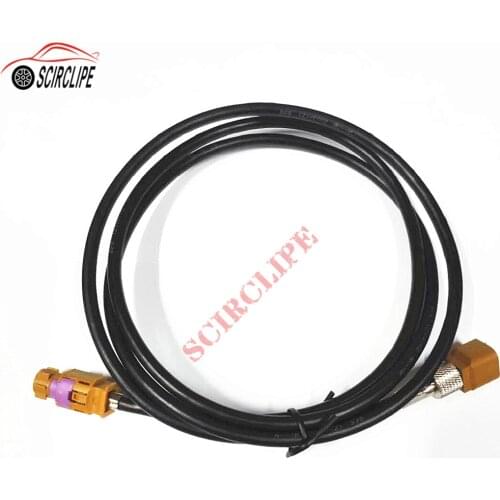 Car High-speed Transmission FAKRA HSD Code K Curry LVDS 120cm Shielded Dacar 535 4-Core Extention Cable for Benz BMW Audi VW