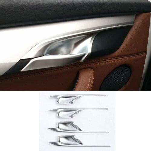 ABS Car Styling for BMW X5 F15 X6 F16 2014-2018 Car Interior Door Handle Decoration Cover Car Interior Accessories 3 Style