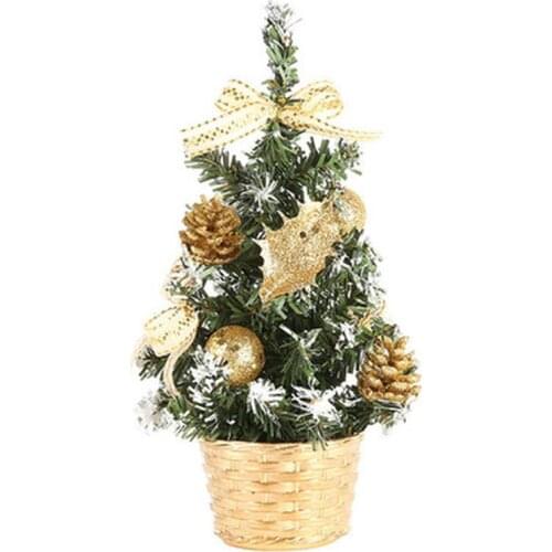 Christmas Tree Decor Kinder Kerstboom Artificial Tabletop Mini Christmas Tree Decorations Festival Miniature Tree 20cm