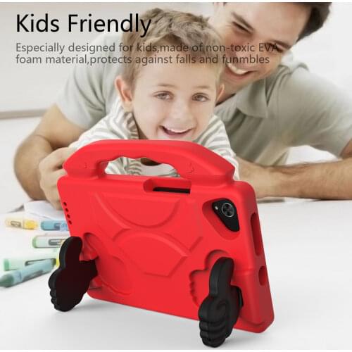Kid-Proof Durable EVA Case for Samsung Galaxy Tab A 8.0 2019 SM-T290 SM-T295 Tablet Cover Stand for Galaxy Tab A7 Lite 8.7 2021