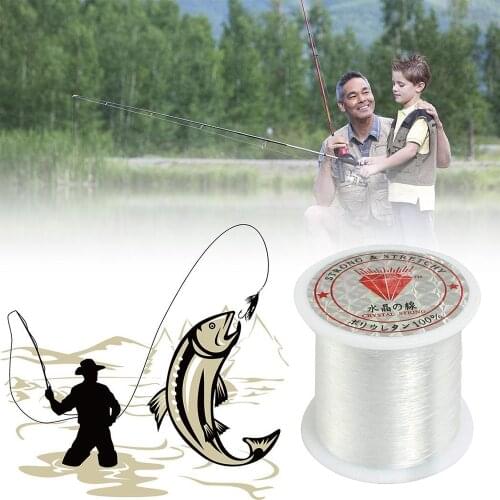 Fishing Line Transparent Braided Fishing Line 10-120m Multiple Uses Line Fishline For Carp Fishing Beading Weaving Saltwater