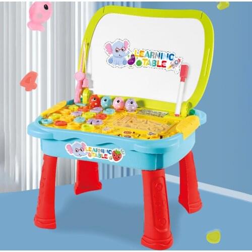 Multifunctional Early Education Game Table Children Drawing Writing Board Toy Coloring Water Painting Rug Kids Educational Toys