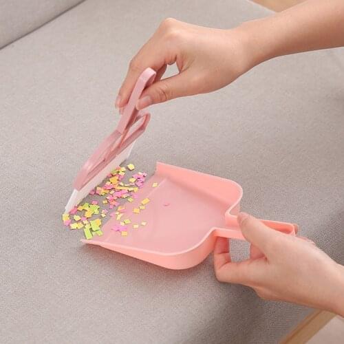 Mini Desktop Winnowing Pan Cleaning Brush table Small Broom Multi-function Hanging Desk Dustpan Set