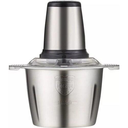 Stainless Steel 300W Electric Meat Grinder 2L Food Chopper Food ProcessorMeat Grinder for Meat Vegetables Fruits Nuts Carrots