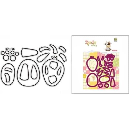 2021 New Cute Cows Animal Metal Cutting Dies for DIY Scrapbooking Decoration and Card Making Paper Craft Embossing No Stamps