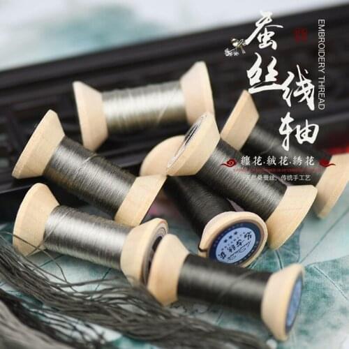 New Item Chinese 100% Silk Embroidery Thread Yarn embroidery floss for Sewing Article Wooden packing