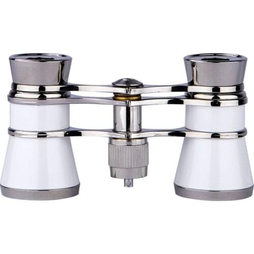 Opera House Horse Racing 3 X 25 Glasses Binoculars with Chain/Accessory Kit Ladies Elegant Fashion Binoculars