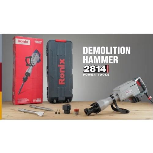 10% Discount New Ronix 2814L Demolition Hammer Electric, 1500W Demolition Hammer Breaker