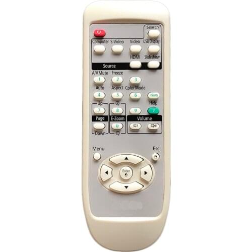 Remote Control For EPSON Projector EB-1950 EX70 EMP-X52 H556B EB-1945W EB-1940W EX30 EX50 H555C H550A H551A H552A H552F