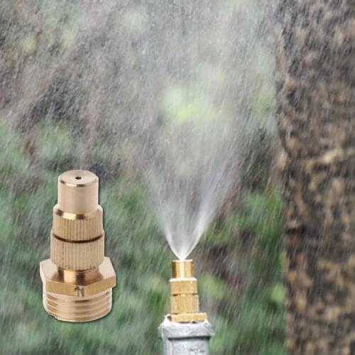 Spray Misting Adjustable 1/2\" DN15 Garden Irrigation Brass Nozzles Spray Head