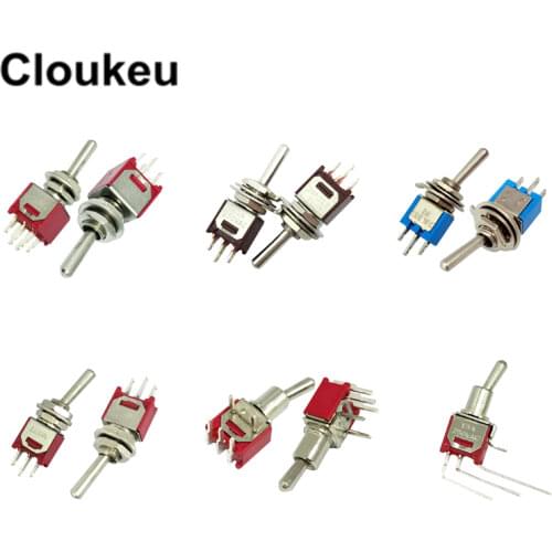 SMTS Ultra small 5MM 3Pin/6Pin Rocker switch Toggle Switch 102 103 202 102C3 102C4