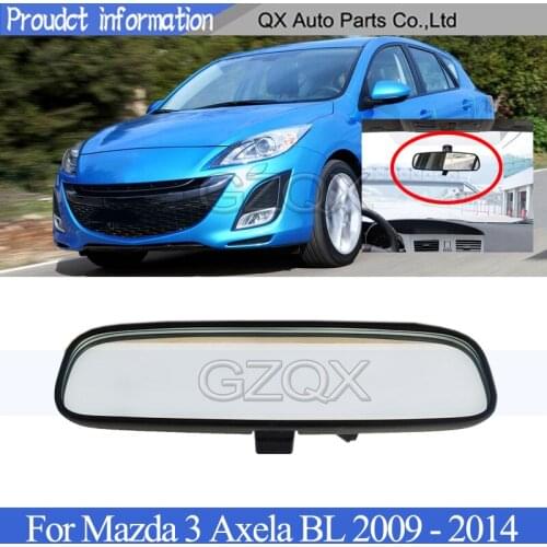 CAPQX Interior Rearview Mirror For Mazda 3 Axela BL 2009 2010 2011 2012 2013 2014 Mazda 2 DE 2007 2008 2009-2014 Inner mirror