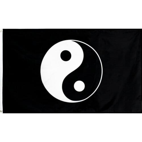 YIN-YANG Flags Indoor Outdoor Yinyang Peace Tao Taoism Yin Yang Flag Banner