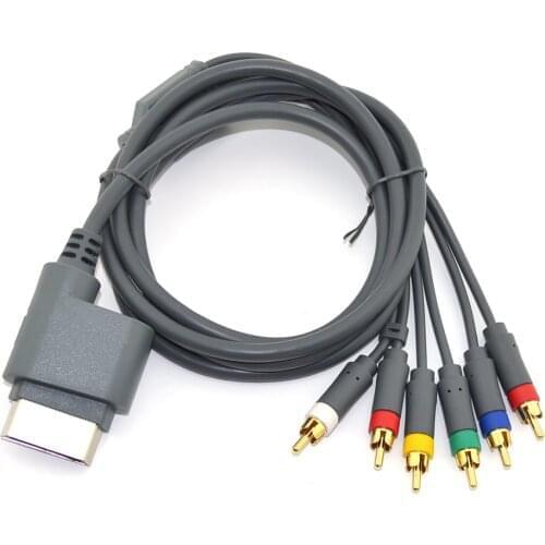 10 pcs Component Cord AV Audio Video Cable Adapter for Xbox 360