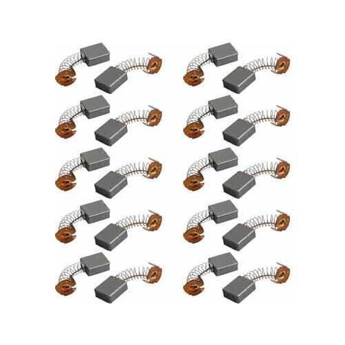 16.5x13.4x6.4mm Carbon Brushes Power Tool f Electric Hammer Drill Motor