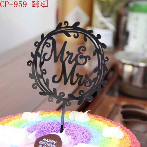20 pcs acrylic Mr Mrs wedding cake topper wedding cake decoration party decoration home decoration accessories