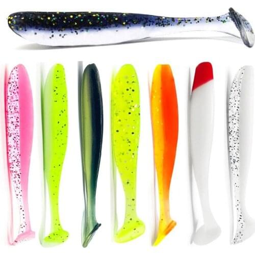20pcs/Lot Soft Lures Silicone Bait 5.5cm 1.2g Goods For Fishing Sea Fishing Pva Swimbait Wobblers Artificial Tackle