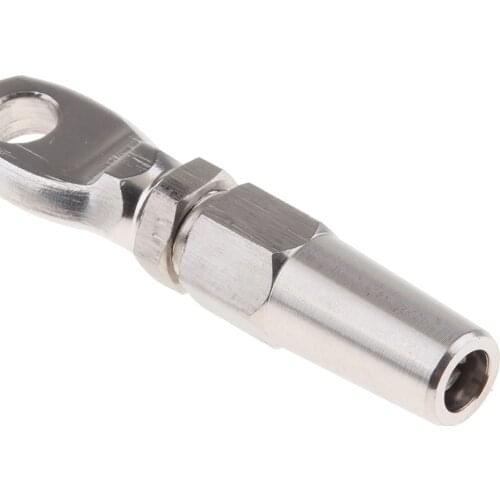 4mm Stainless Steel Wire Rope Swageless Eye Terminal End Compression