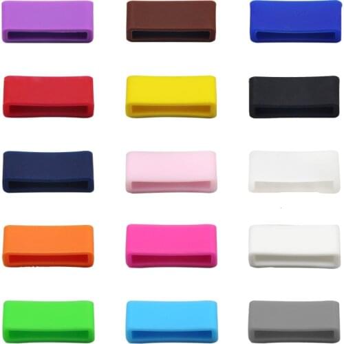 4 pieces Silicone Strap Loop Watch Accessories Strap Ring For Swatch Watchband 12mm16mm18mm19mm20mm22mm24mm26mm28mm Watch Buckle