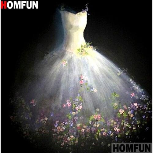 Homfun Full Square/Round Drill 5D DIY Diamond Painting "Flower wedding" 3D Embroidery Cross Stitch Home Decor Gift A12391