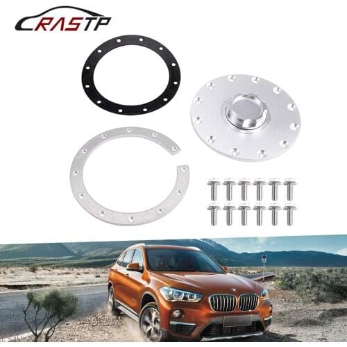 Billet Aluminum Fuel Cell/Surge Tank Cap with 12 Bolting Holes with Opening for RI Fuel Cells RS-OCC042