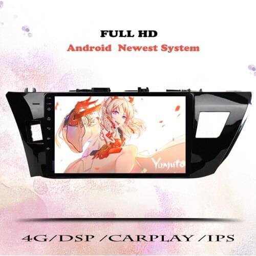 10.1" 2Din Android 10.0 Car Radio Multimedia Video Head Unit Player For Toyota Corolla 2013 15 16 Auto Stereo Navigation GPS DVD