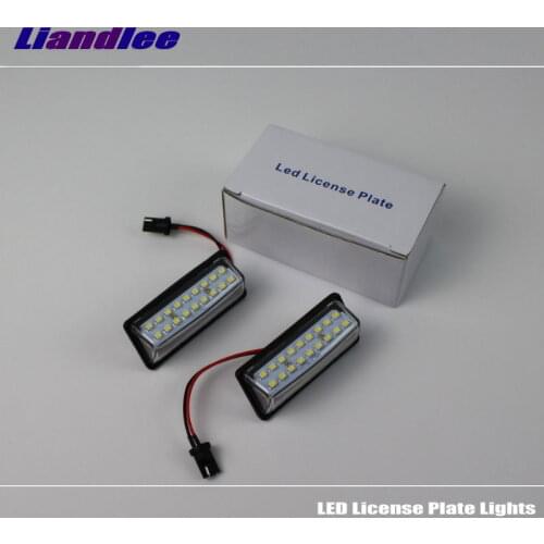 Car LED License Plate Lights For Infiniti JX35 QX60 QX56 QX80 2011-2015 High Quality Rear Registration Number Lamp