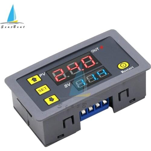 Digital Time Delay Relay LED Display Cycle Timer Control Switch Adjustable Timing Relay Time Delay Switch 220V 110V 24V 12V