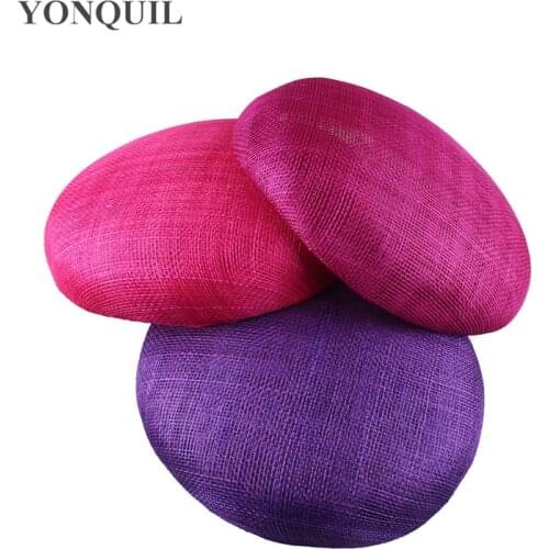 Nice Sinamay 15 CM Fascinator Base 4-Layer Fascinator Hats For Women Formal DIY Hair Accessories Party Ladies Fedora Caps