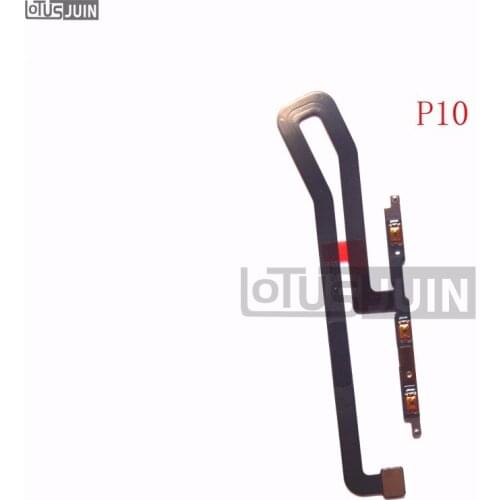 10PCS Power Button On Off Volume Up Down Button Key Flex Cable Replacement for Huawei P10