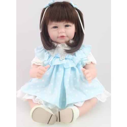 22"/52cm Handmade Adora Doll for Kids Realistic Soft Silicone Reborn Baby Dolls Brinquedos Juguetes Early Educational Toy