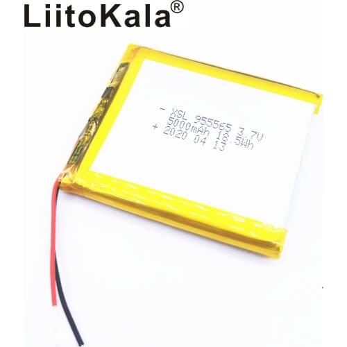 XSL 3.7V 955565 5000mAh Polymer Lithium LiPo Rechargeable Battery For GPS PSP DVD PAD E-book tablet pc laptop power bank video