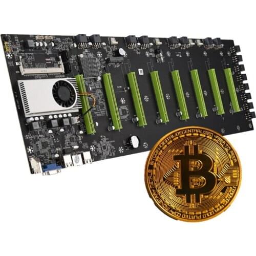 Miner Motherboard Btc-d37 8 Gpu Motherboard For Mining Graphics Cards,Ddr3 Miner Machine Btc Bitcoin Miner Motherboard