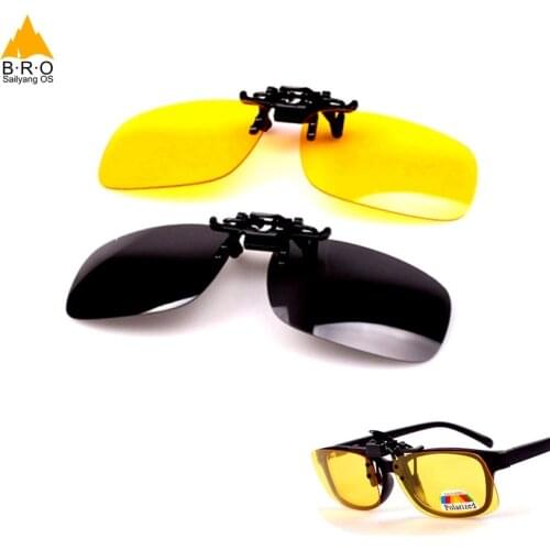 Anti-UV Cycling Clip on Glasses Polarized Clip Night Vision Glasses for Bicycles Box Sport Sunglasses Men Women Cycling Goggles