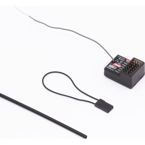 Flysky FGR4P single antenna two-way small receiver 4-channel IBUS mini receiver for NB4 car boat RC mini car RC boat part