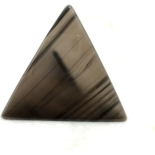 Wholesale 1pcs Natural AAA Quality Ice Obsidian 99mm Large Triangle Stone Loose Beads,5mm Thickness