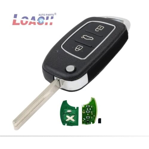 Remote Key 3 Button 433Mhz Chip ID46 TOY40 blade For Hyundai IX35 IX25 IX45 Elantra Santa